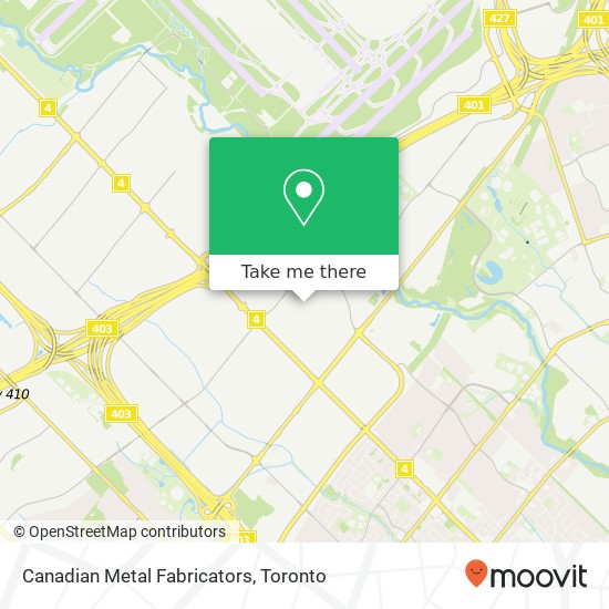 Canadian Metal Fabricators map