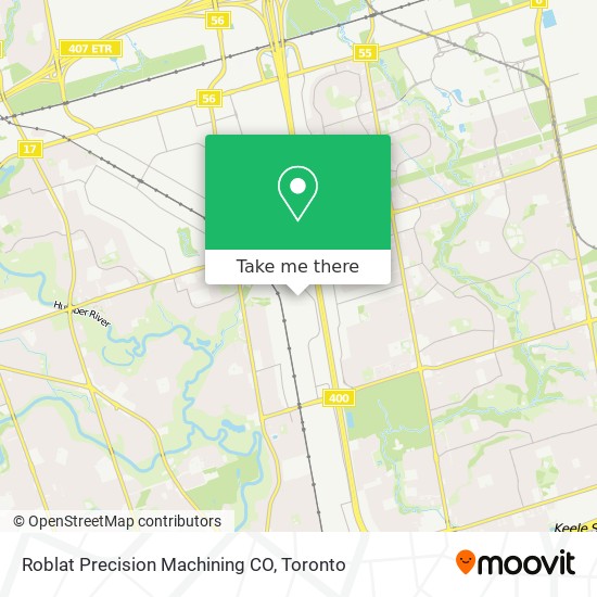 Roblat Precision Machining CO map
