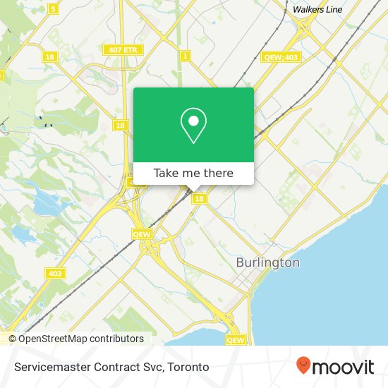 Servicemaster Contract Svc map