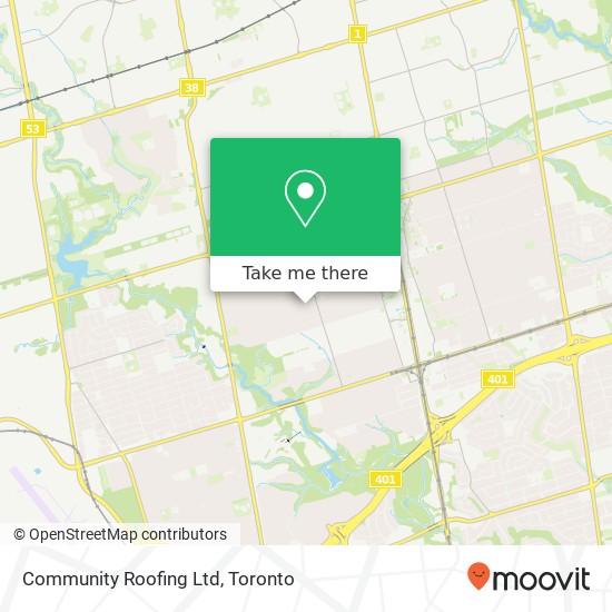 Community Roofing Ltd map