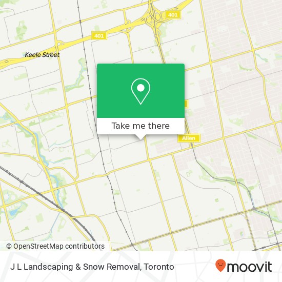 J L Landscaping & Snow Removal map