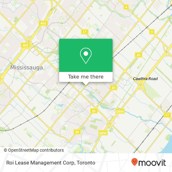 Roi Lease Management Corp map