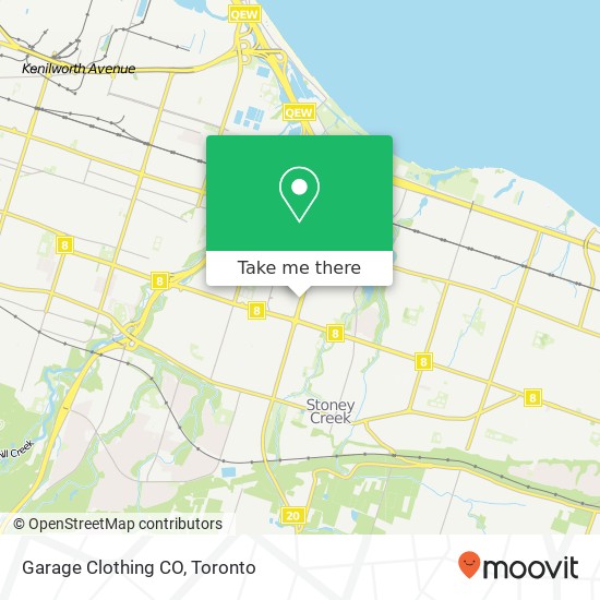 Garage Clothing CO map