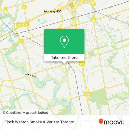 Finch Weston Smoke & Variety map