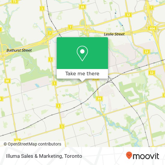 Illuma Sales & Marketing map