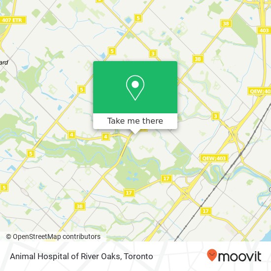 Animal Hospital of River Oaks map
