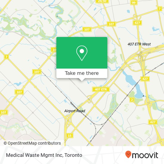 Medical Waste Mgmt Inc map
