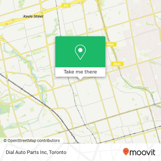 Dial Auto Parts Inc map