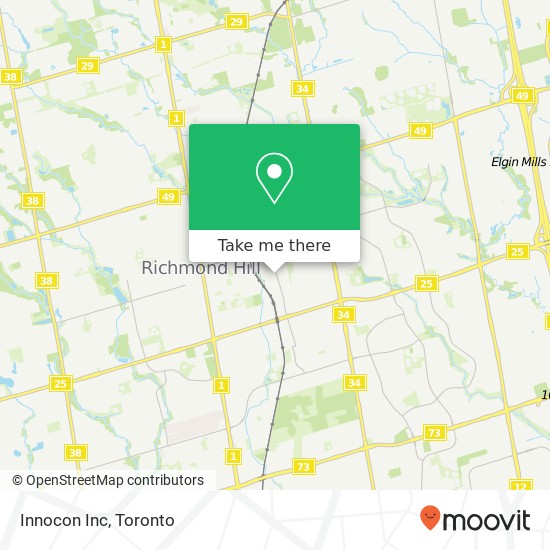 Innocon Inc map