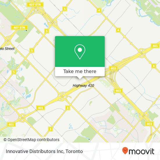 Innovative Distributors Inc map