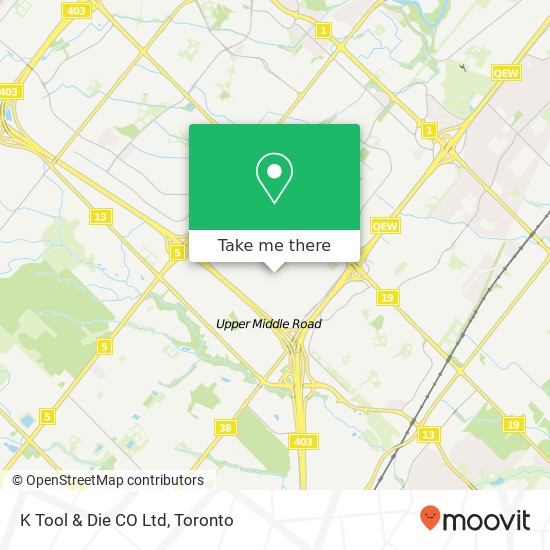 K Tool & Die CO Ltd map