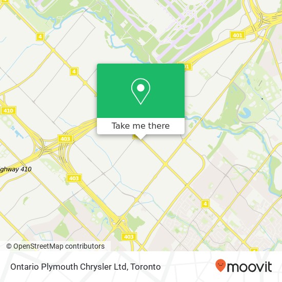 Ontario Plymouth Chrysler Ltd map