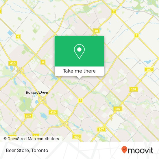 Beer Store map