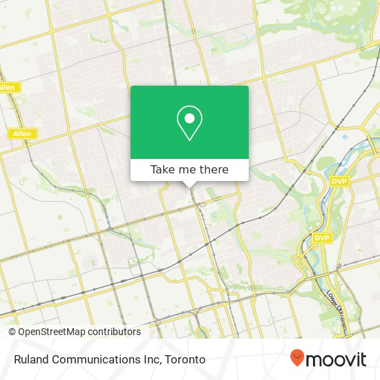 Ruland Communications Inc map