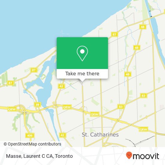 Masse, Laurent C CA map