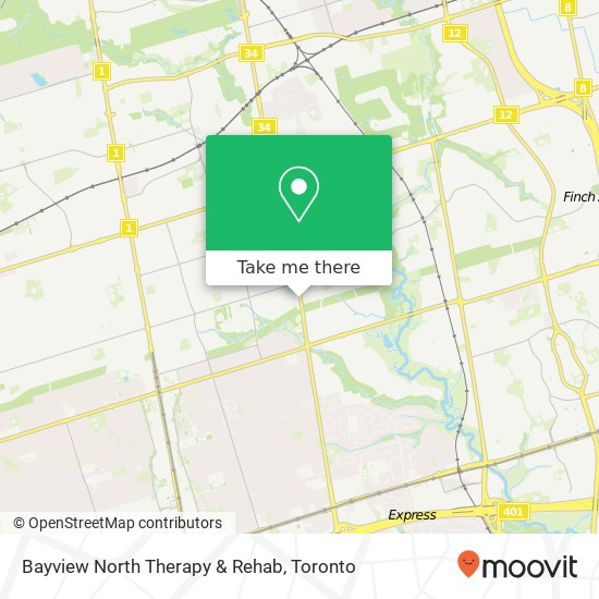 Bayview North Therapy & Rehab map