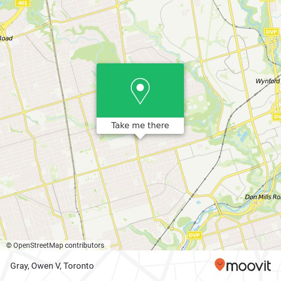 Gray, Owen V map