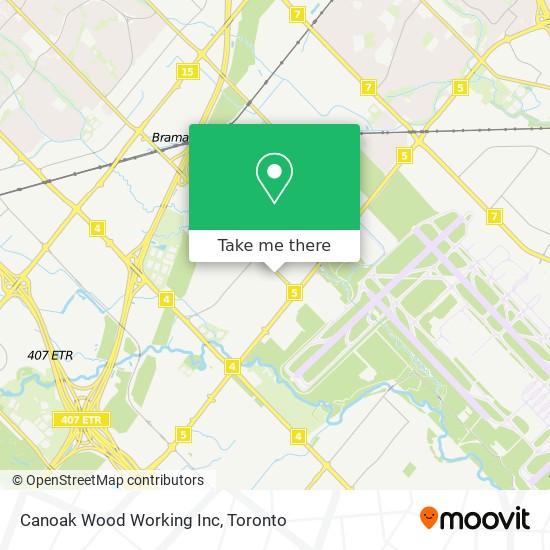 Canoak Wood Working Inc map