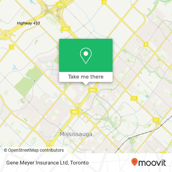 Gene Meyer Insurance Ltd map