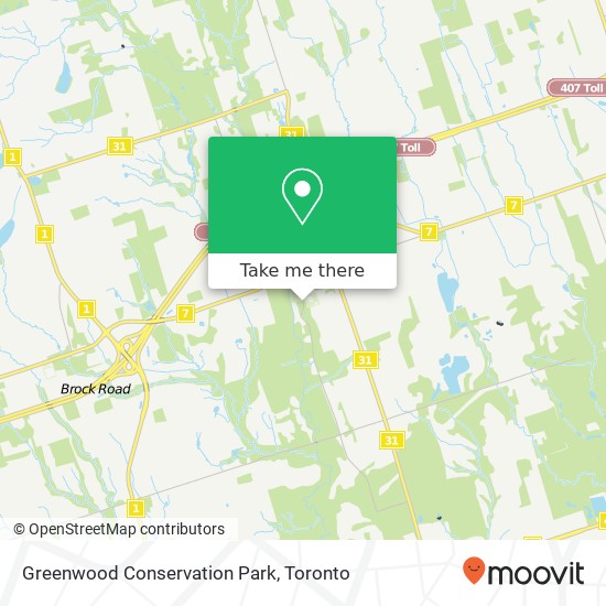 Greenwood Conservation Park map