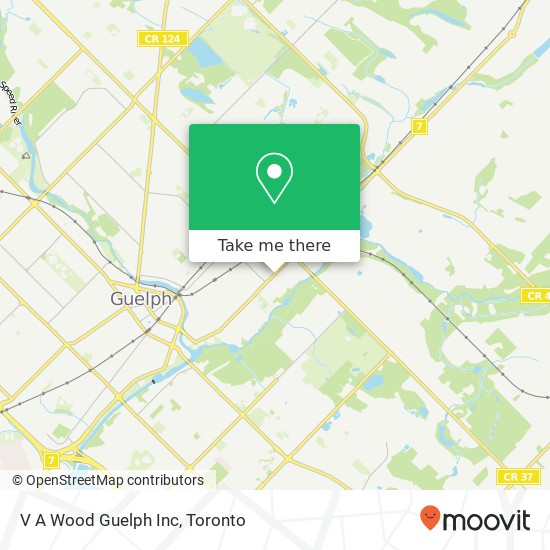 V A Wood Guelph Inc map