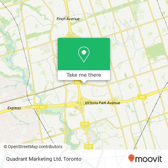 Quadrant Marketing Ltd map