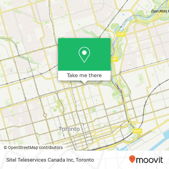 Sitel Teleservices Canada Inc map