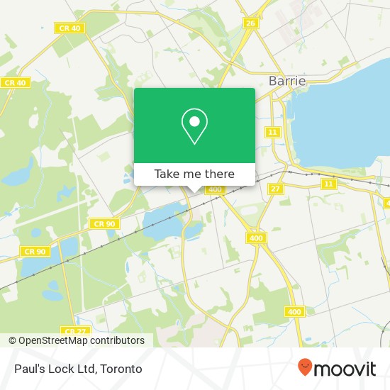 Paul's Lock Ltd map