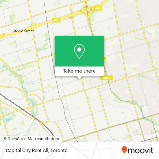 Capital City Rent All map