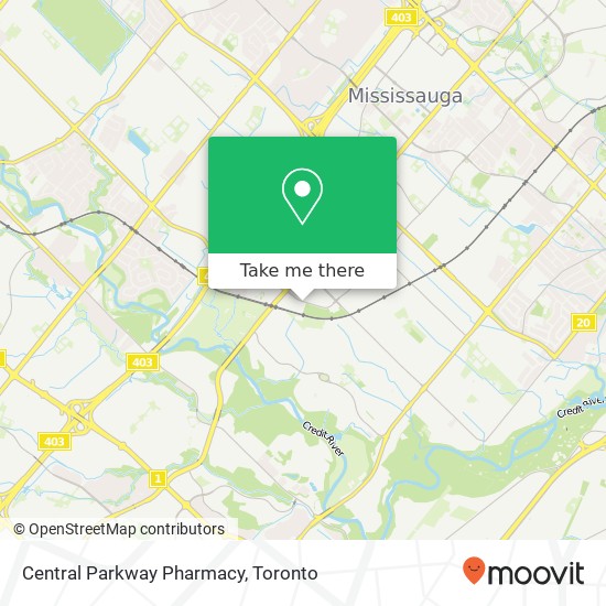 Central Parkway Pharmacy map