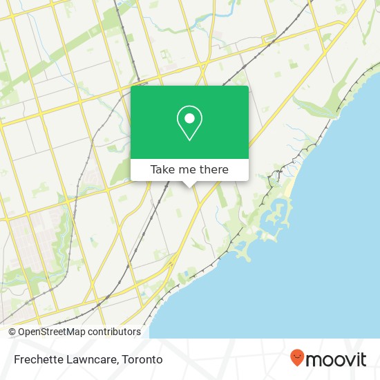 Frechette Lawncare map