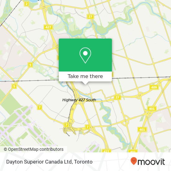 Dayton Superior Canada Ltd map