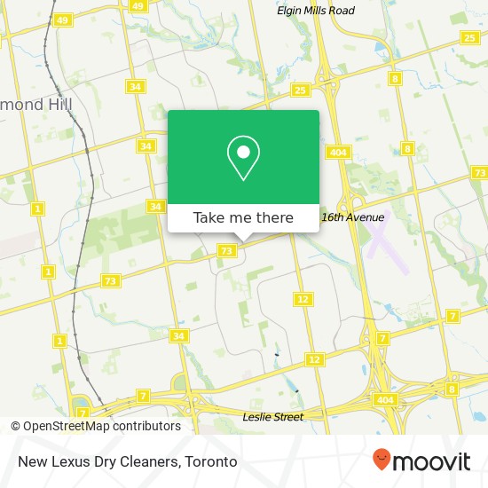 New Lexus Dry Cleaners map
