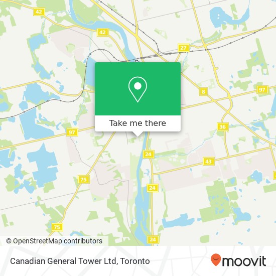 Canadian General Tower Ltd map