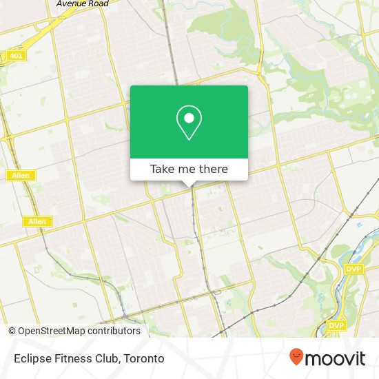 Eclipse Fitness Club map