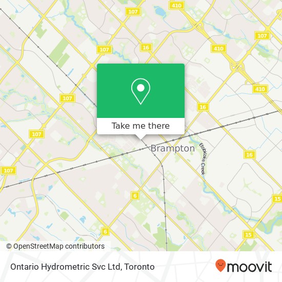 Ontario Hydrometric Svc Ltd map