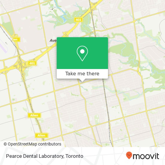 Pearce Dental Laboratory map