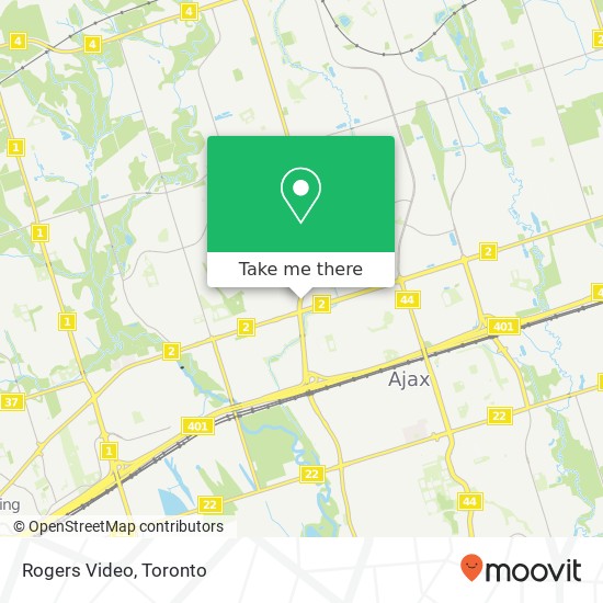 Rogers Video map