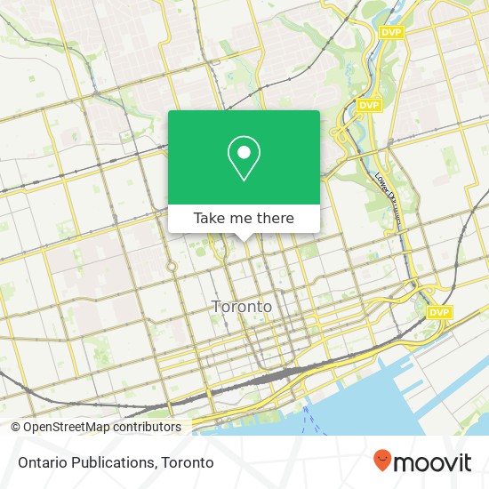 Ontario Publications map