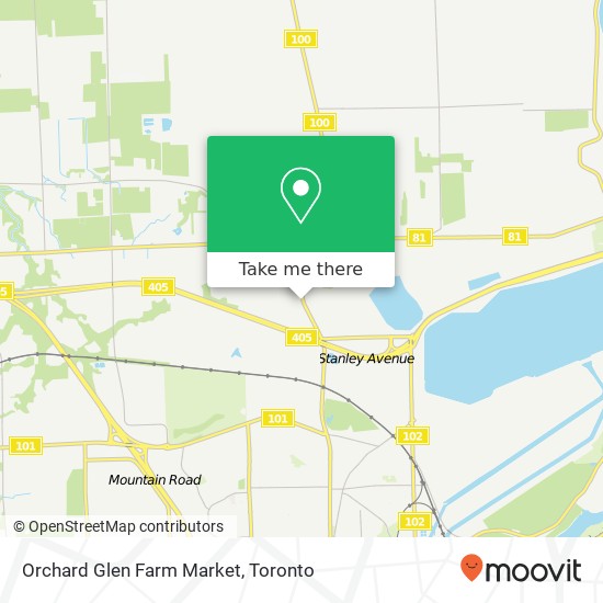 Orchard Glen Farm Market map