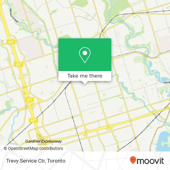 Trevy Service Ctr map