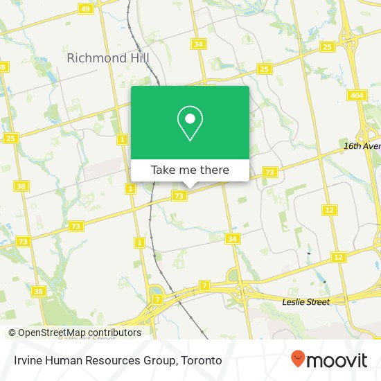 Irvine Human Resources Group map