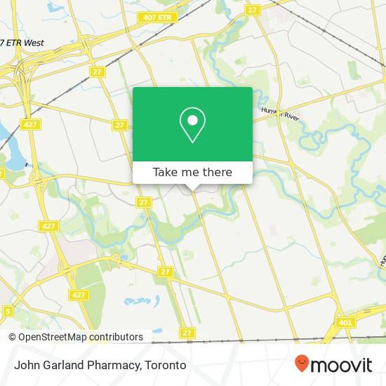 John Garland Pharmacy map