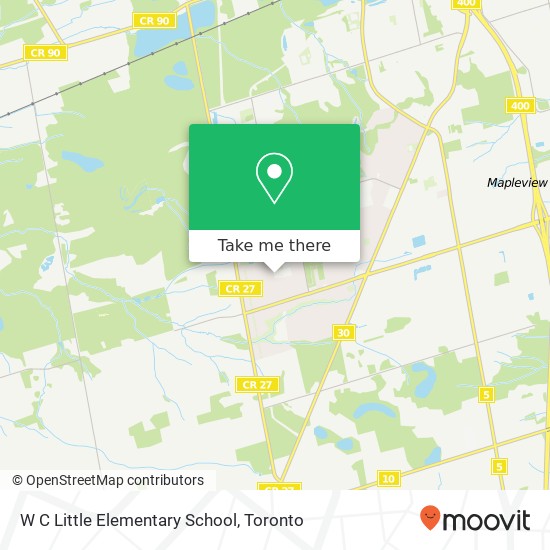 W C Little Elementary School map