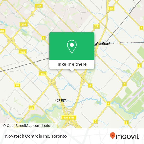 Novatech Controls Inc map