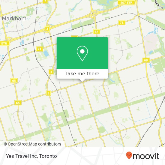 Yes Travel Inc map