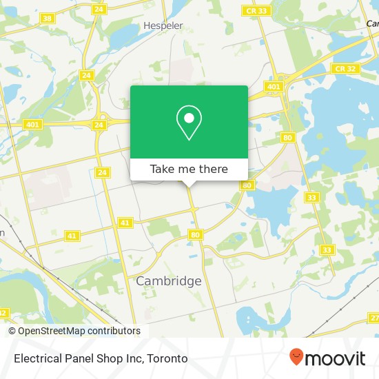 Electrical Panel Shop Inc map