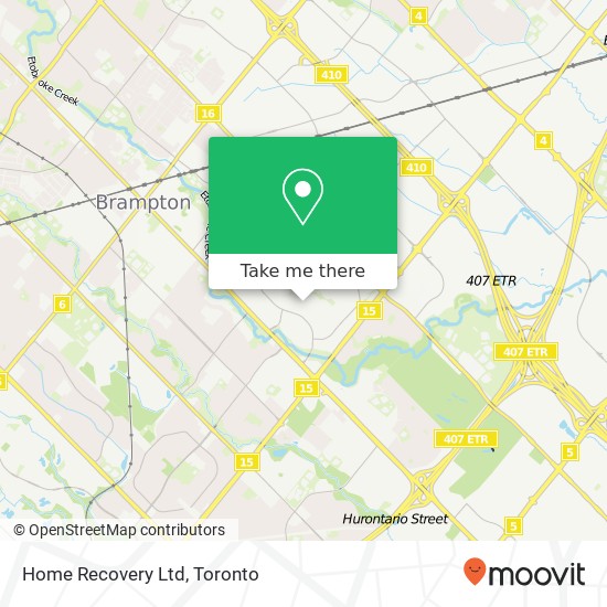 Home Recovery Ltd map
