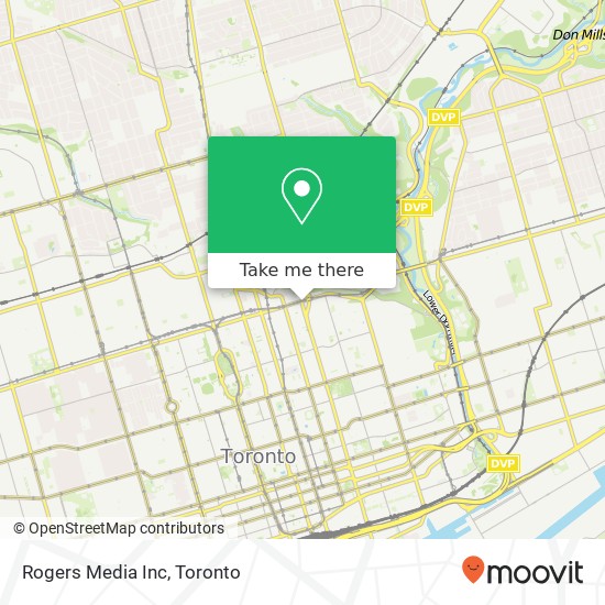 Rogers Media Inc map