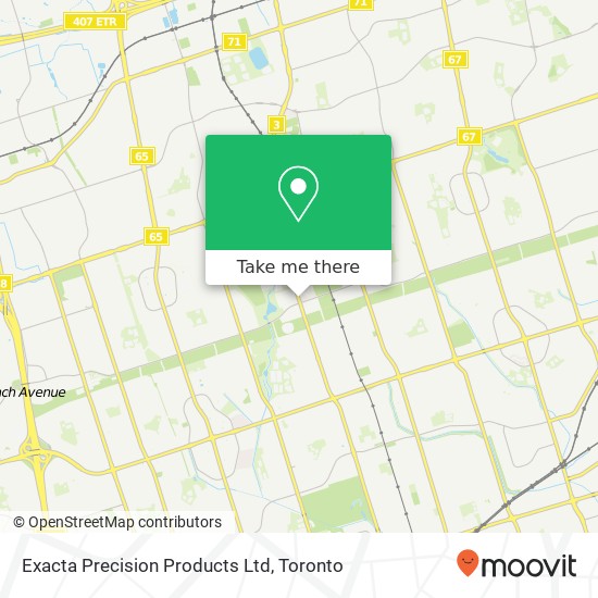 Exacta Precision Products Ltd map